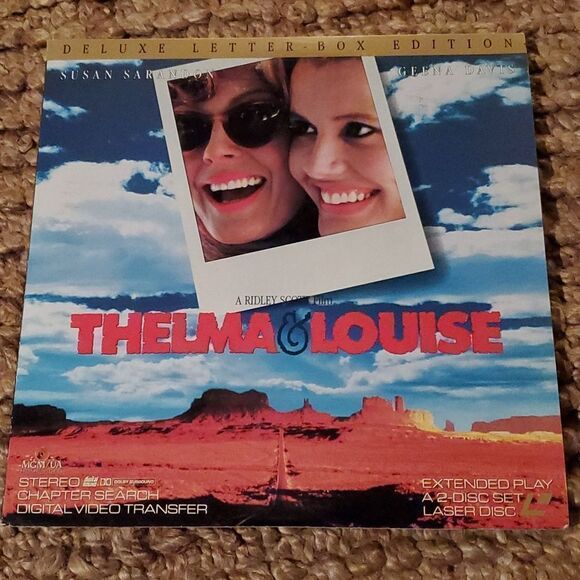 Thelma & Louise 1992 Laser Disc Movie 2 discs - Picture 1 of 5